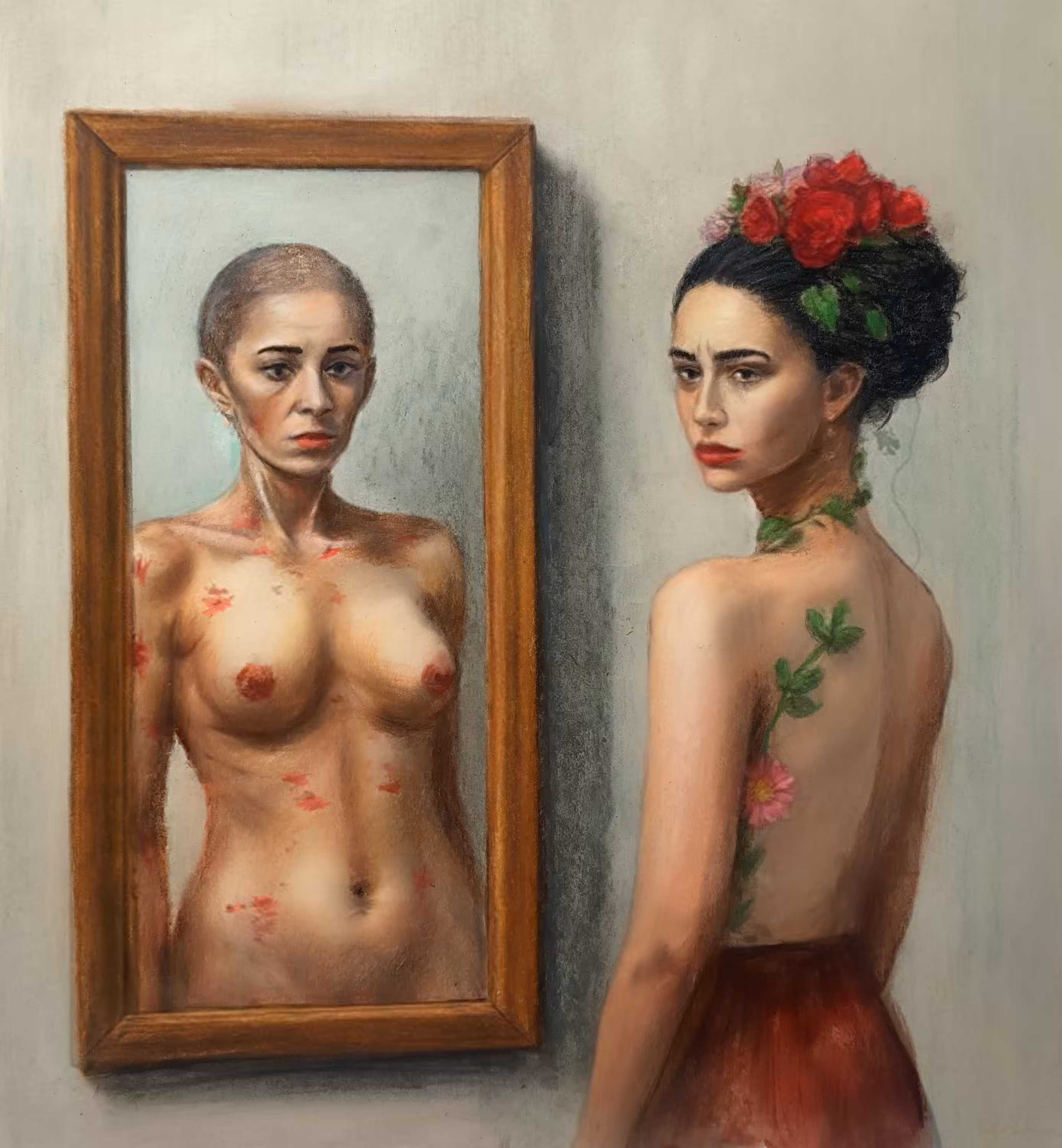 Reflection of Pain and Rebirth
