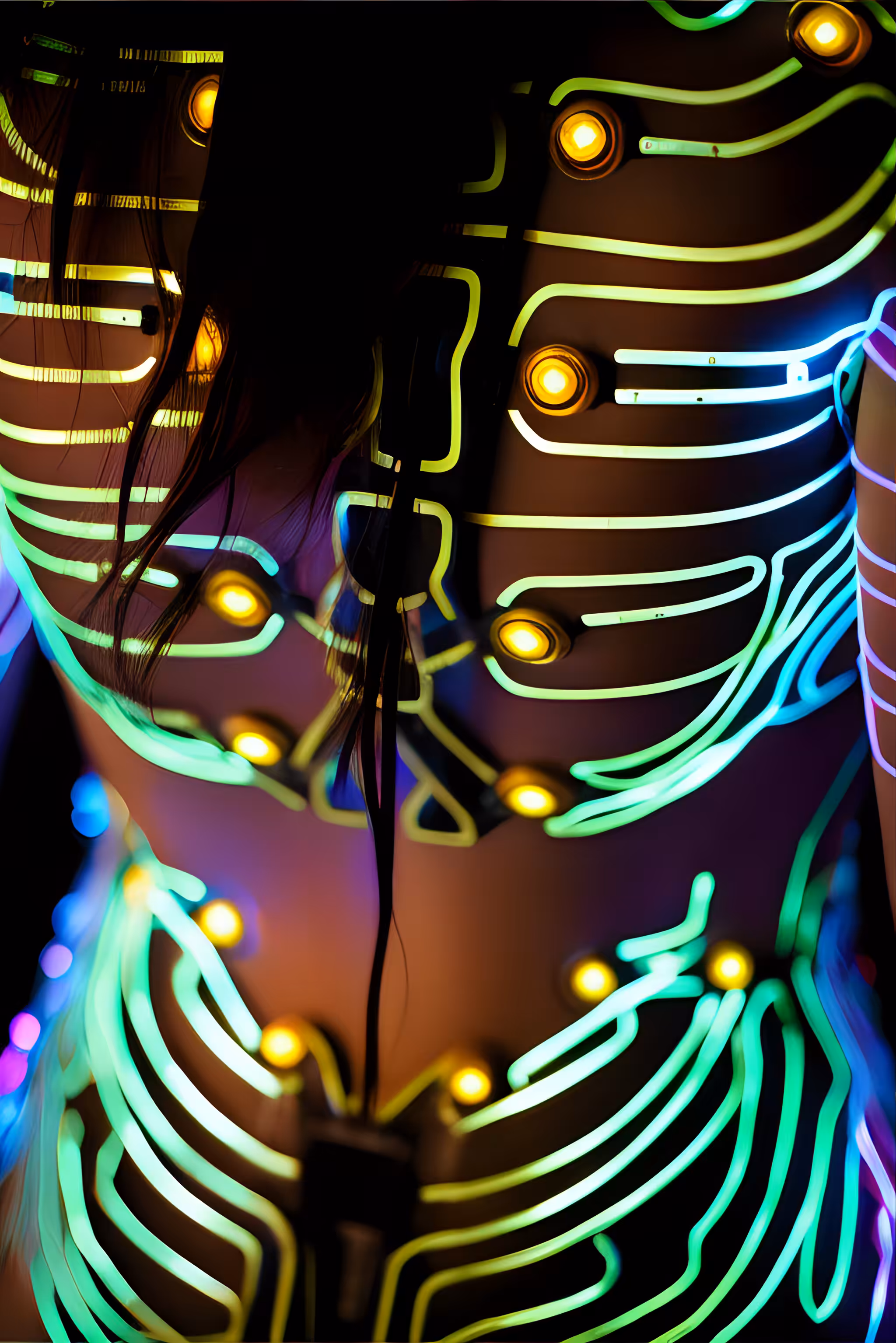 Lit Belly Dancers - 01