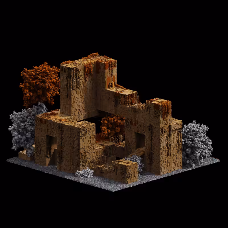 The voxel house #N1 #14