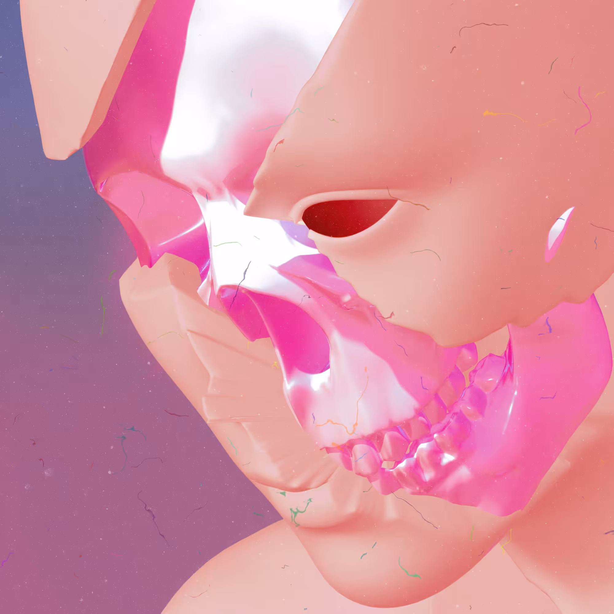 Beneath