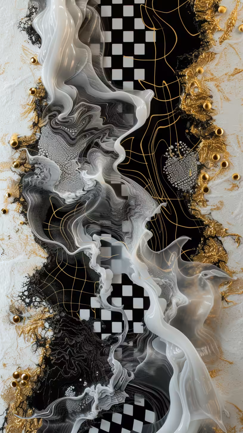 Opulent Oscillations: In the cage of darkness, sweet tension lingers