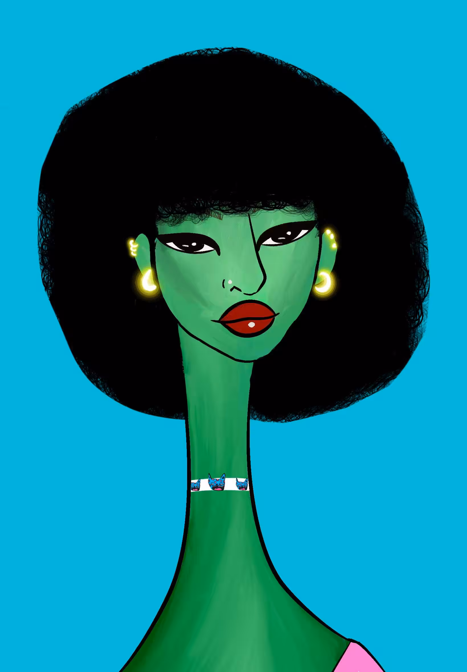 Long Neckie Ladies: Long Neckie Lady #110