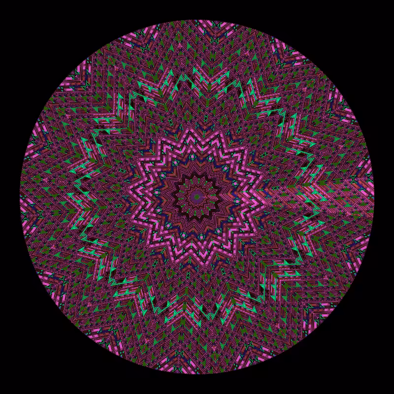 Binary kaleidoscope #18