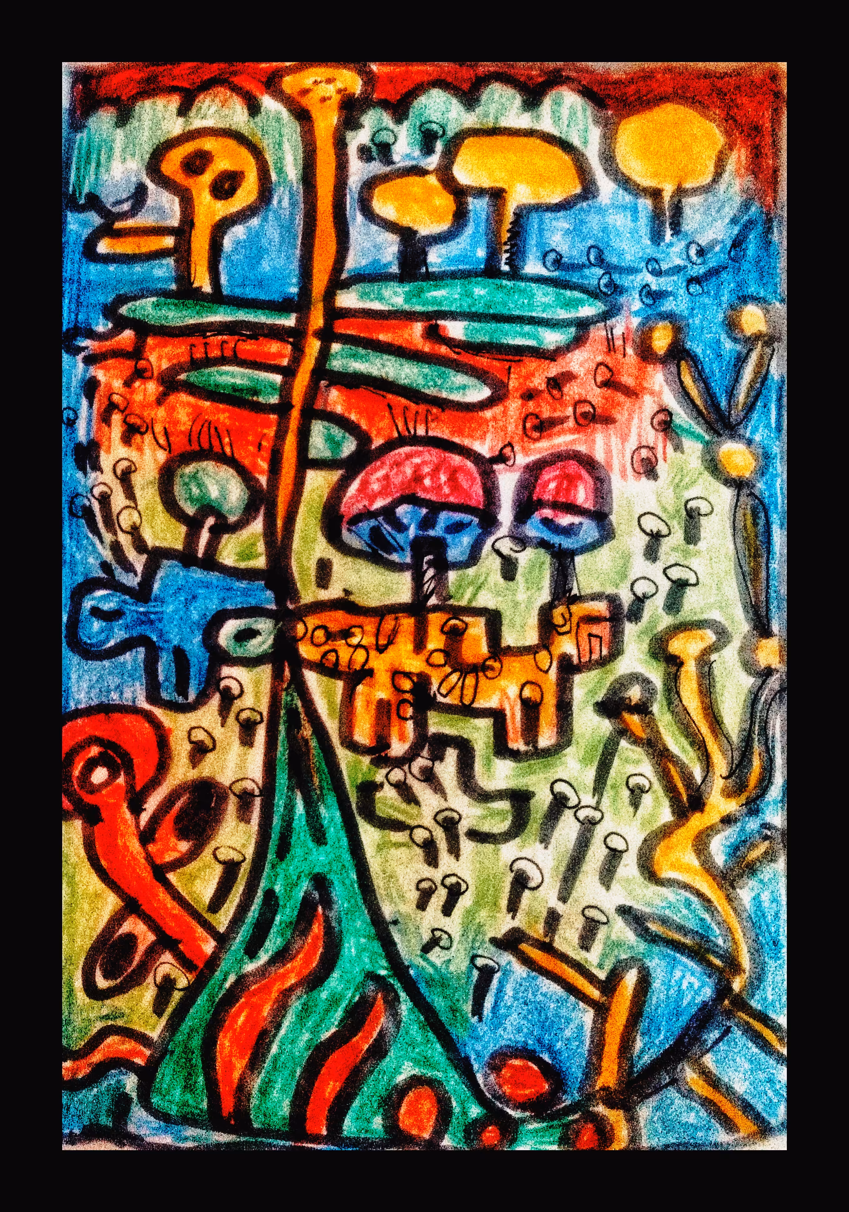 Mycelium landscape