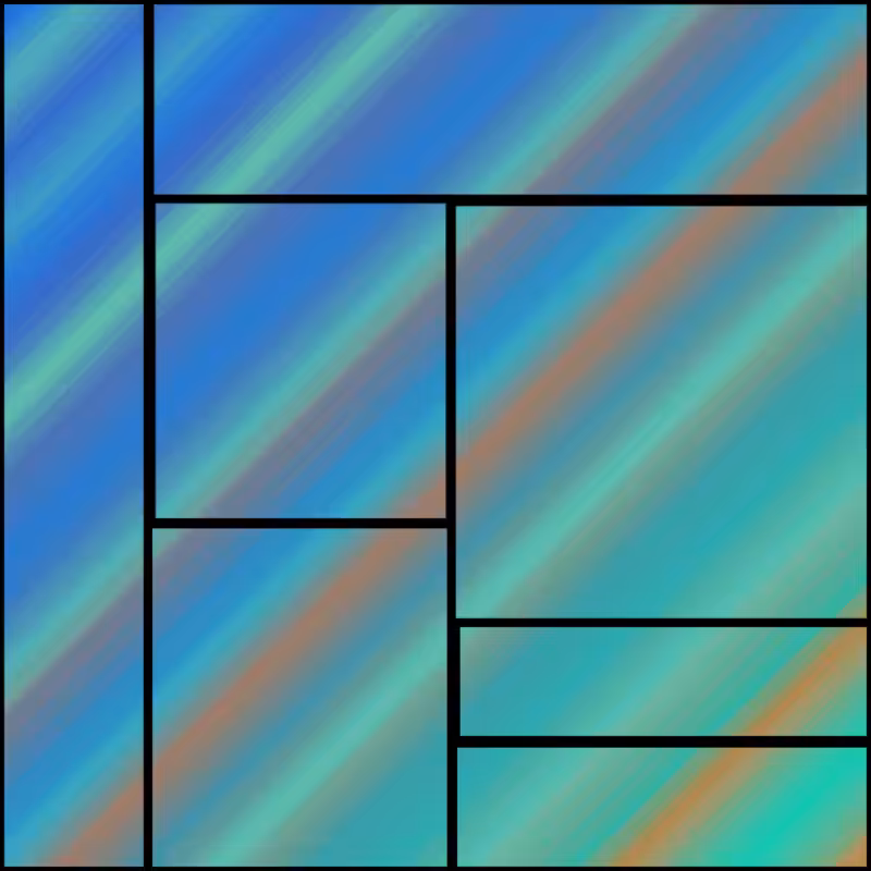 Stacked Mondrian #3