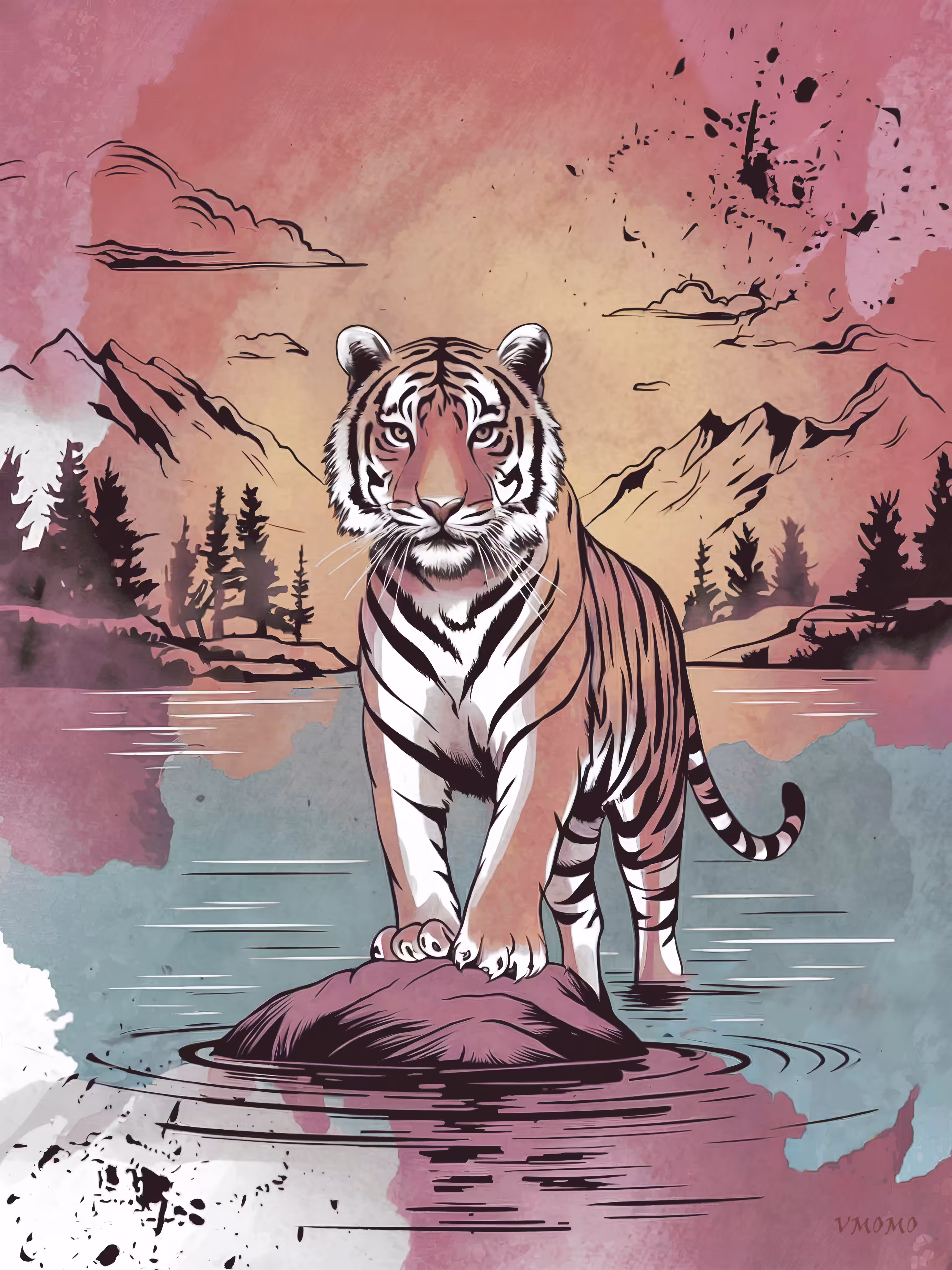 Nature’s Friends: Sunset Tiger