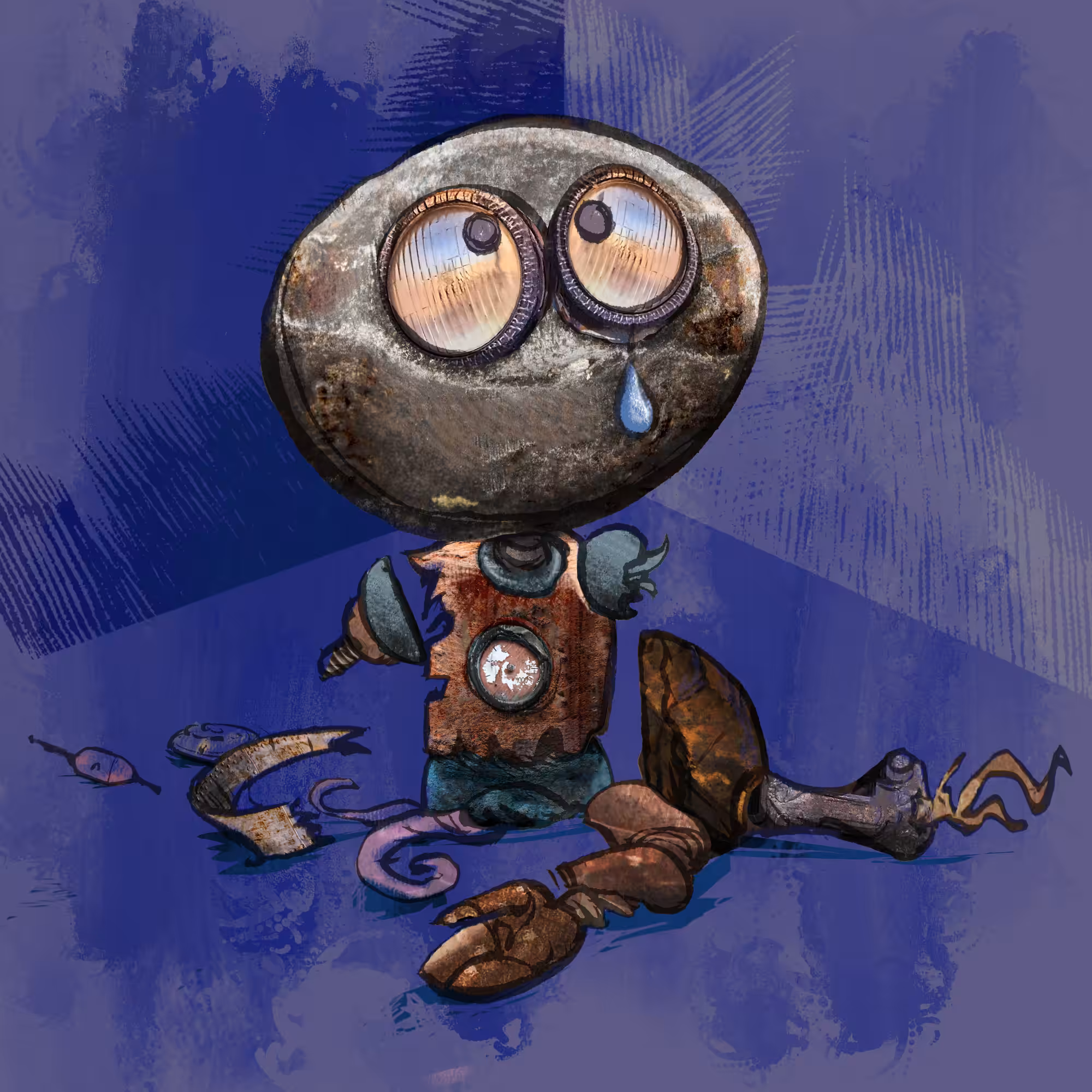 Sad Robot Eyes