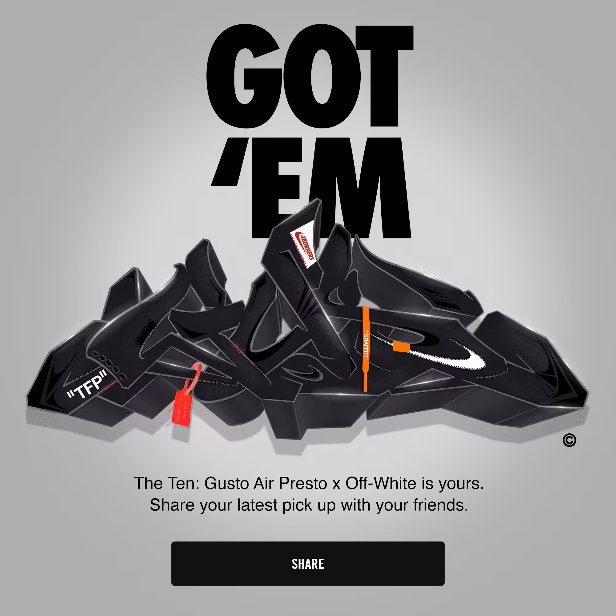 The Ten: Gusto Air Presto (Edition of 10)