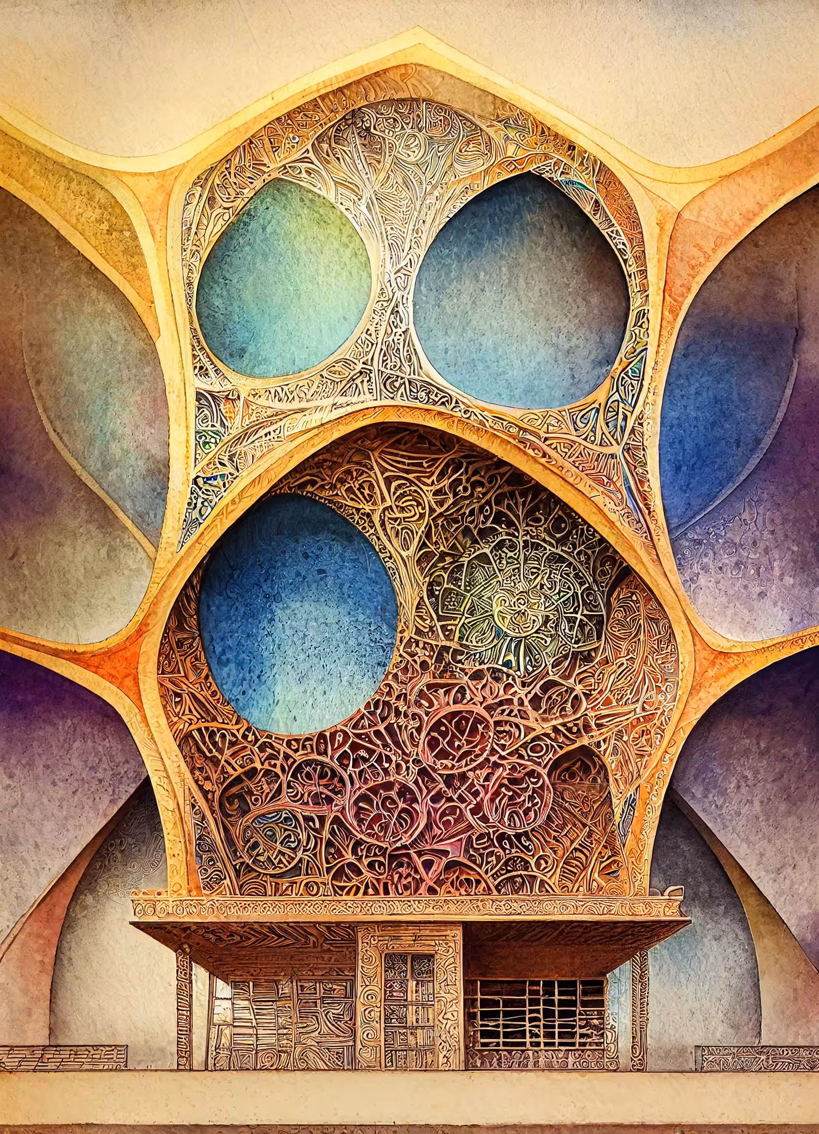 Iranian abstract structures