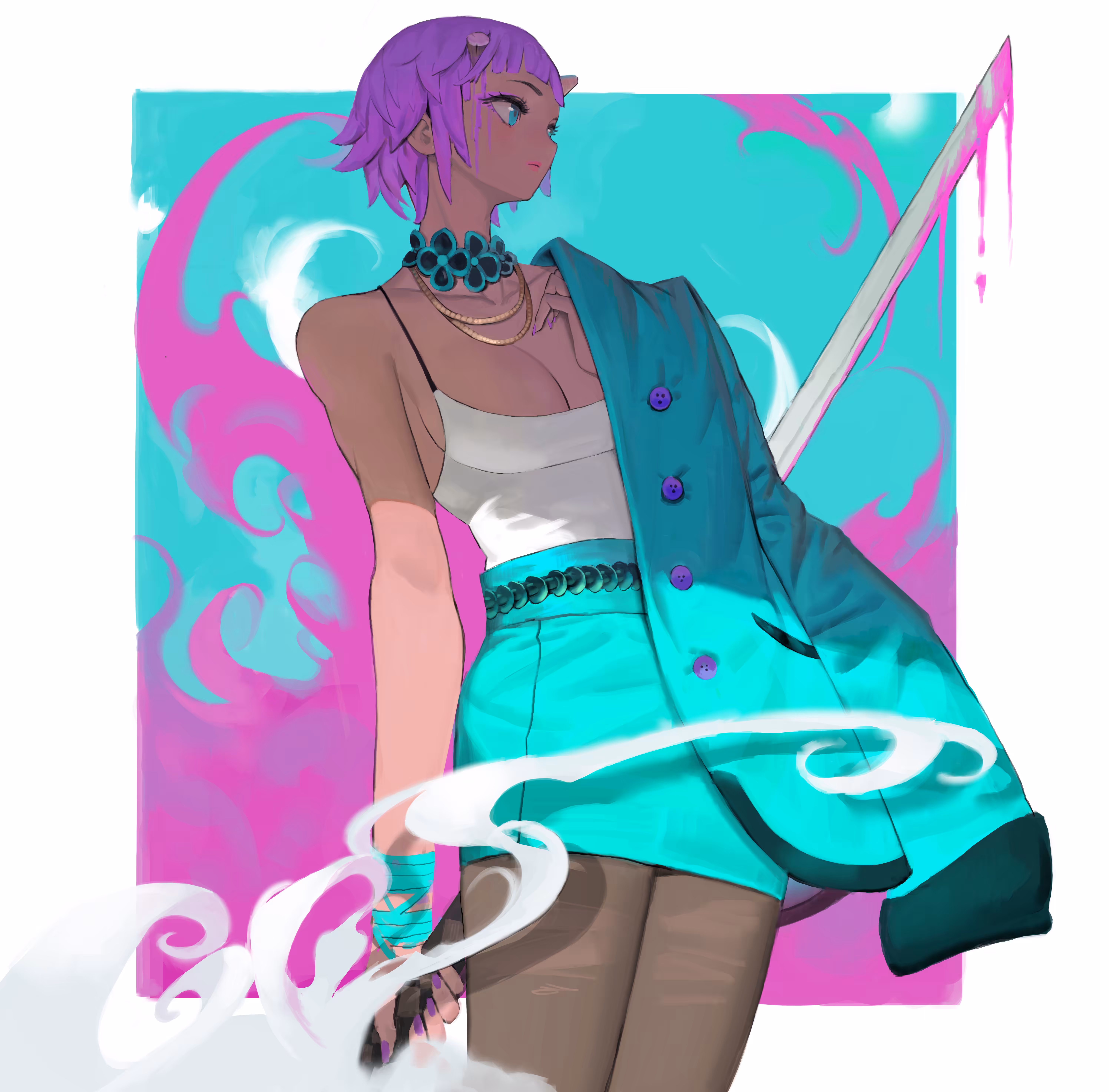 purple mint