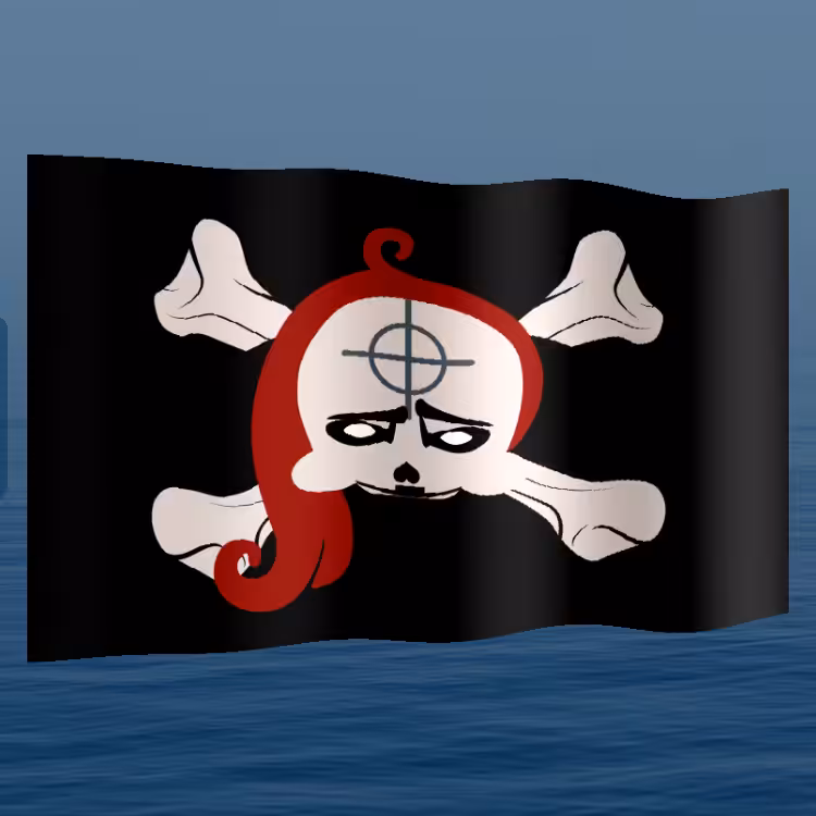 Jolly Roger Flag #136