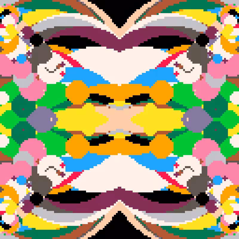 Rapid Psychedelic Inkblot Test Generator #10