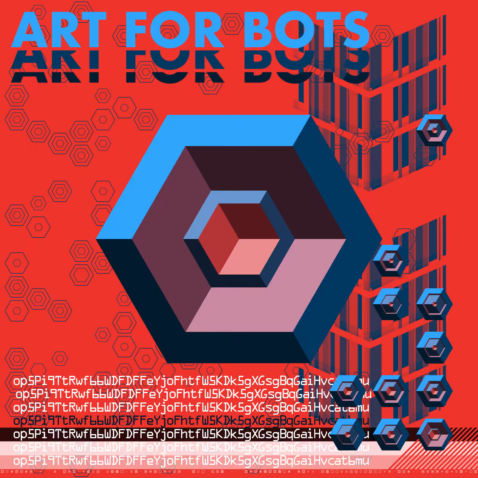 Hexagones - Art for Bots for Humans #47
