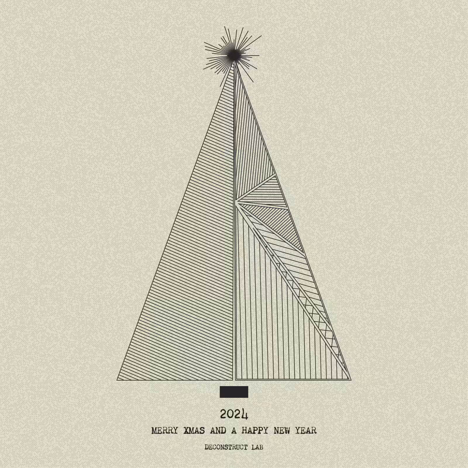 Have Yourself a Merry Little Geometric Tree #136