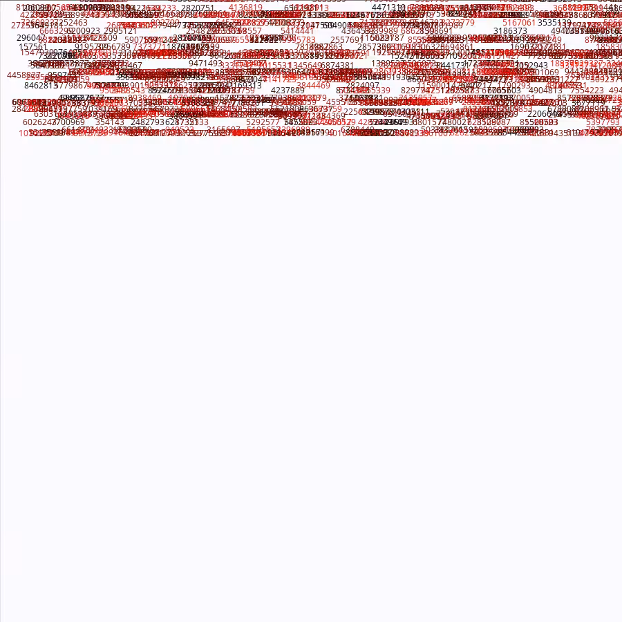 Painting by Random Prime Numbers #20