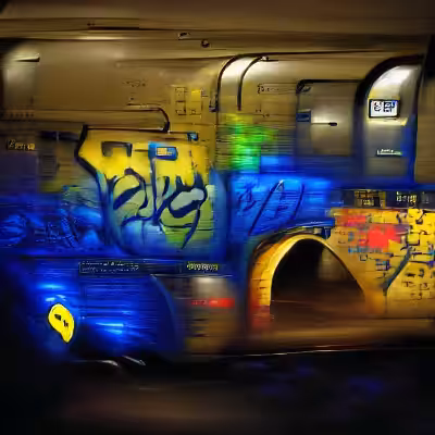 Painted Train