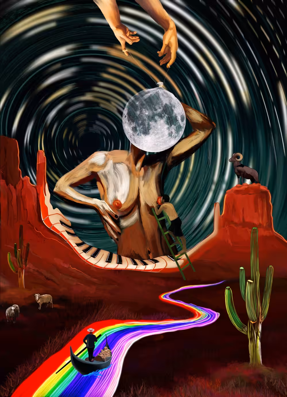 Fantasy of Moon Goddess