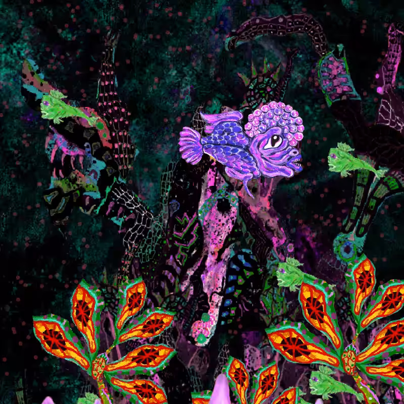 The Purple Goldfish