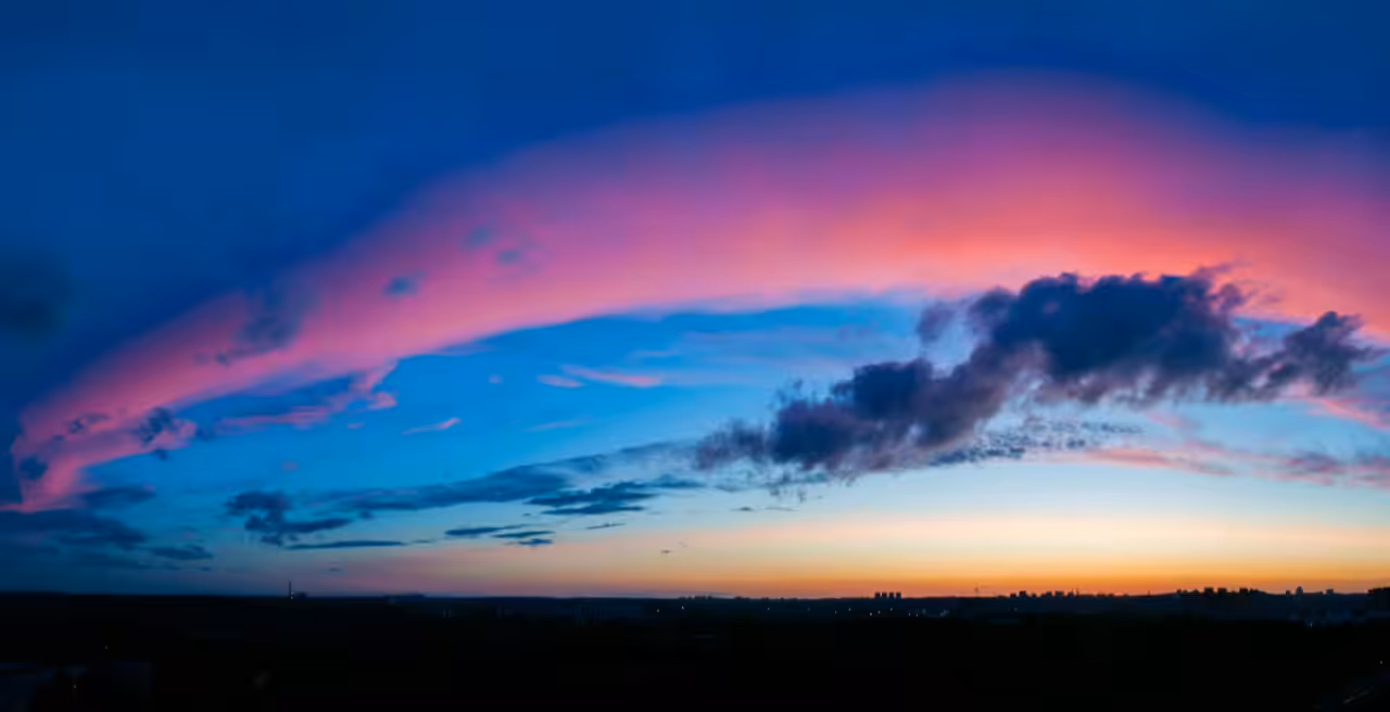 Purple sky