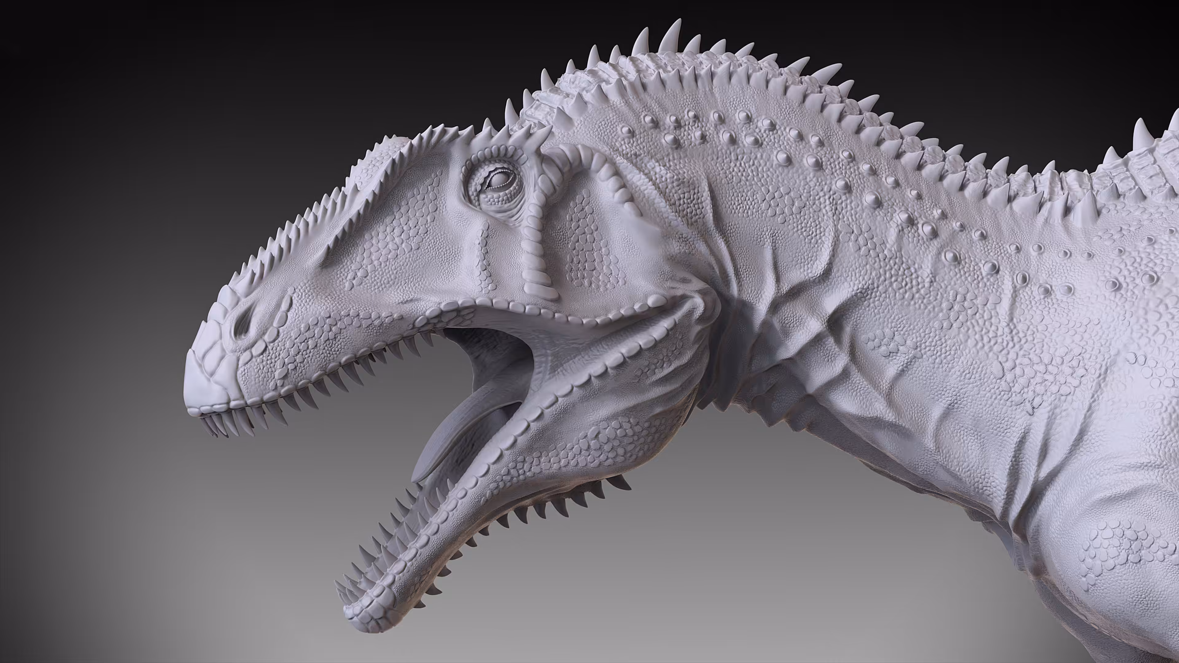 Acrocanthosaurus Digital Sculpture