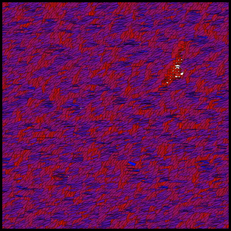 Flow Field Circles Triangle #58