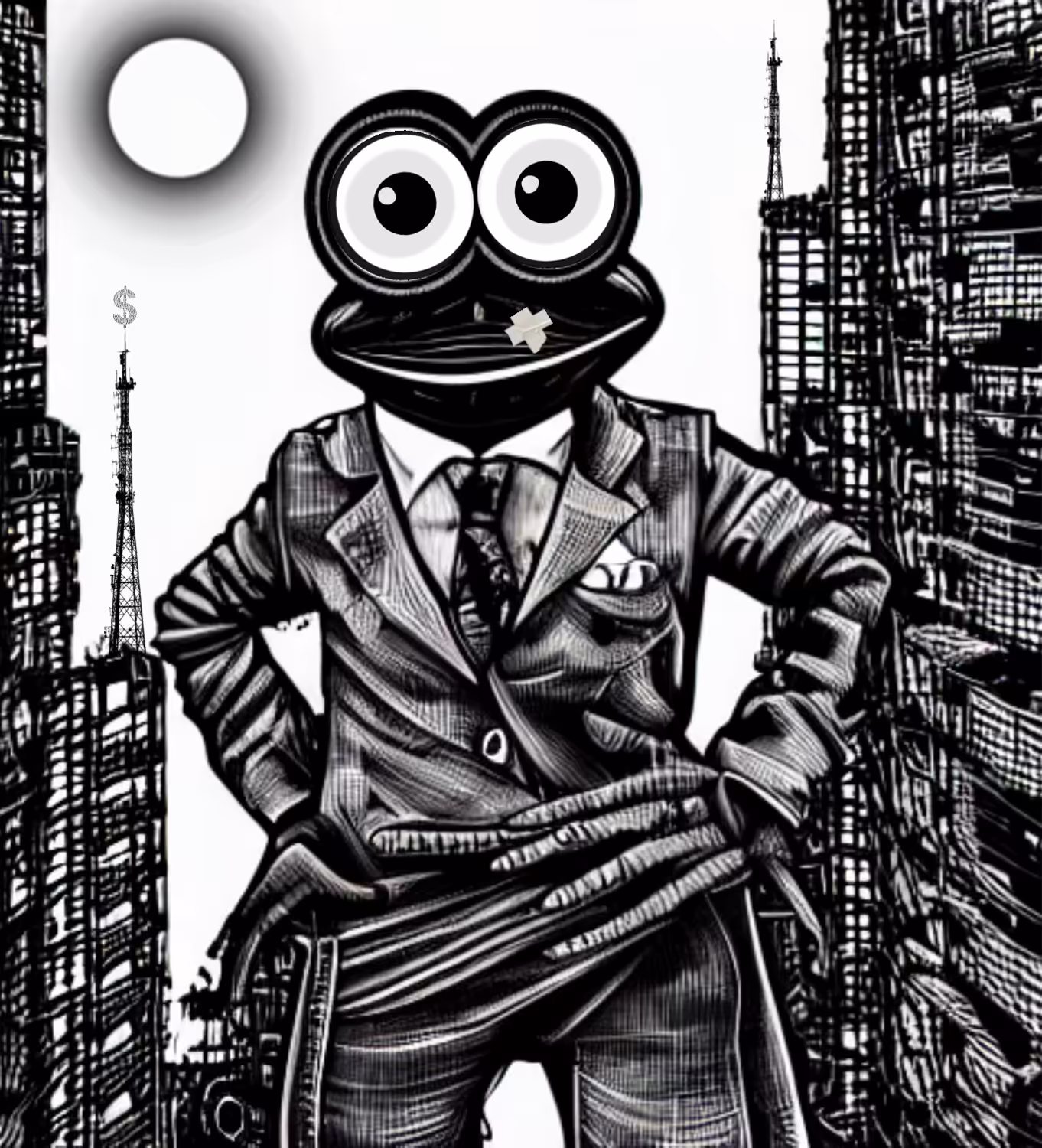 HYPEPULSE: PEPE THE GENTLEMAN CYBERPUNK