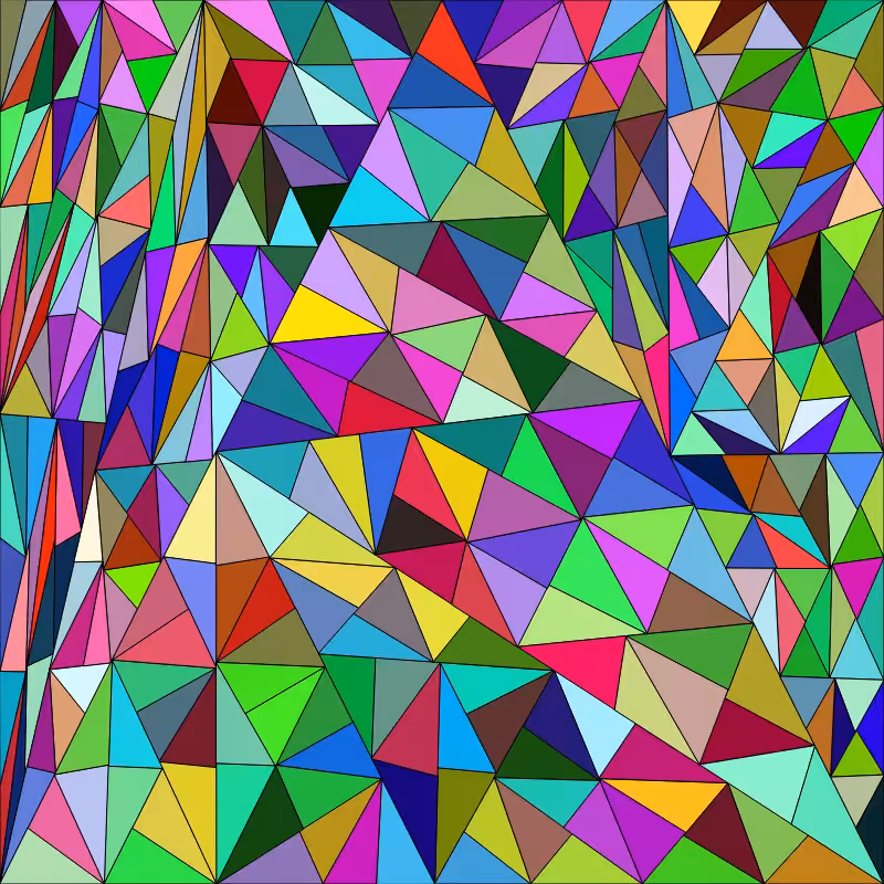 Generative Post Modernism Triangles #3