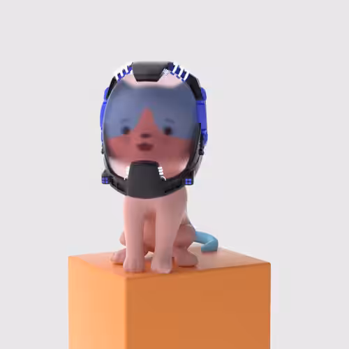 3D Meow Cat #88