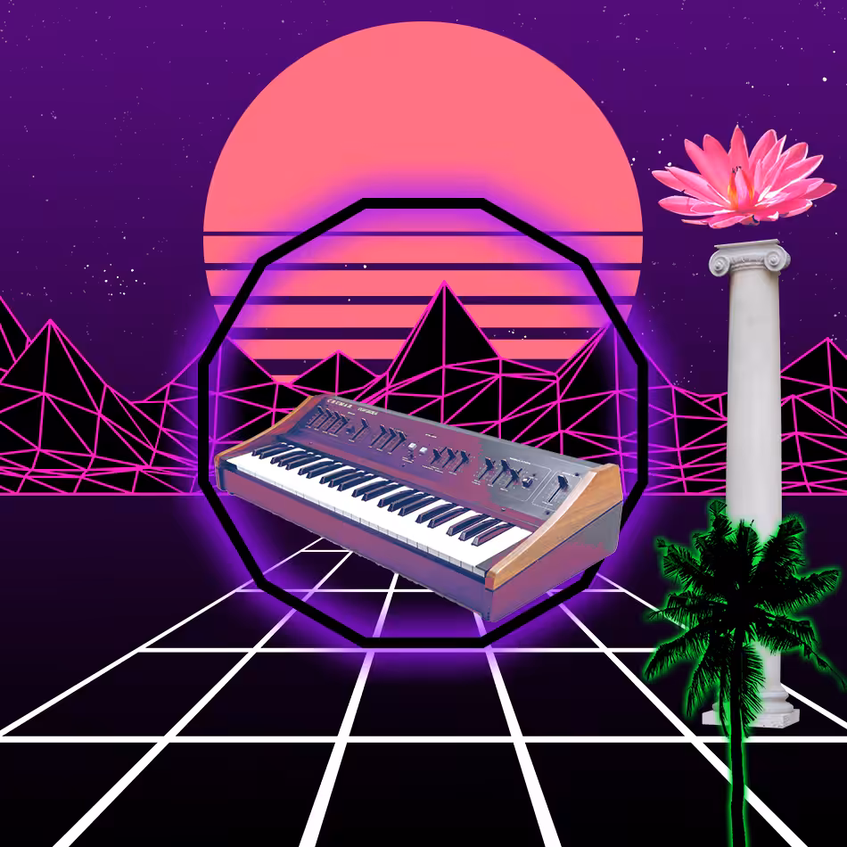 S Y N T H W A V E Nightlife Generator #35
