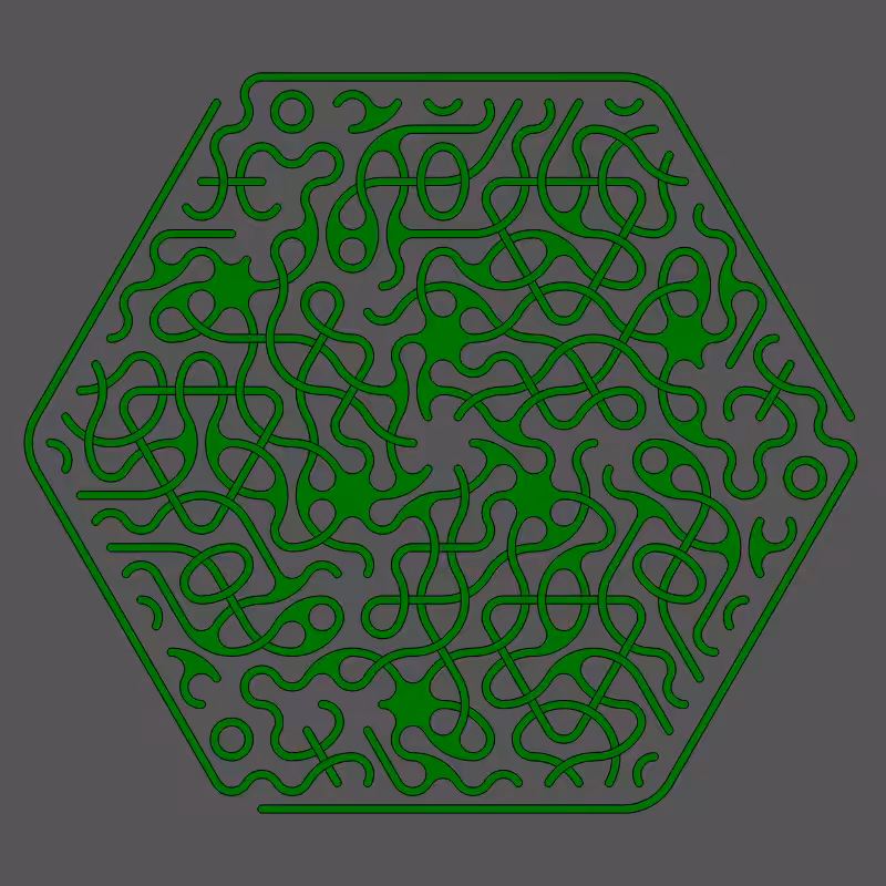 Threefold Symmetry - Dark Variations #498