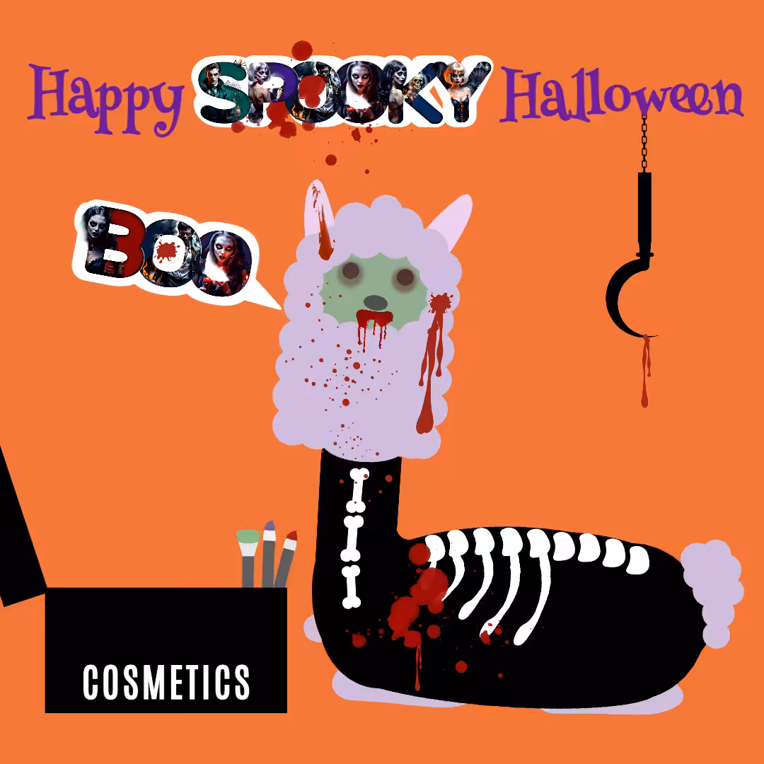 Halloween Hair Dye & Makeup