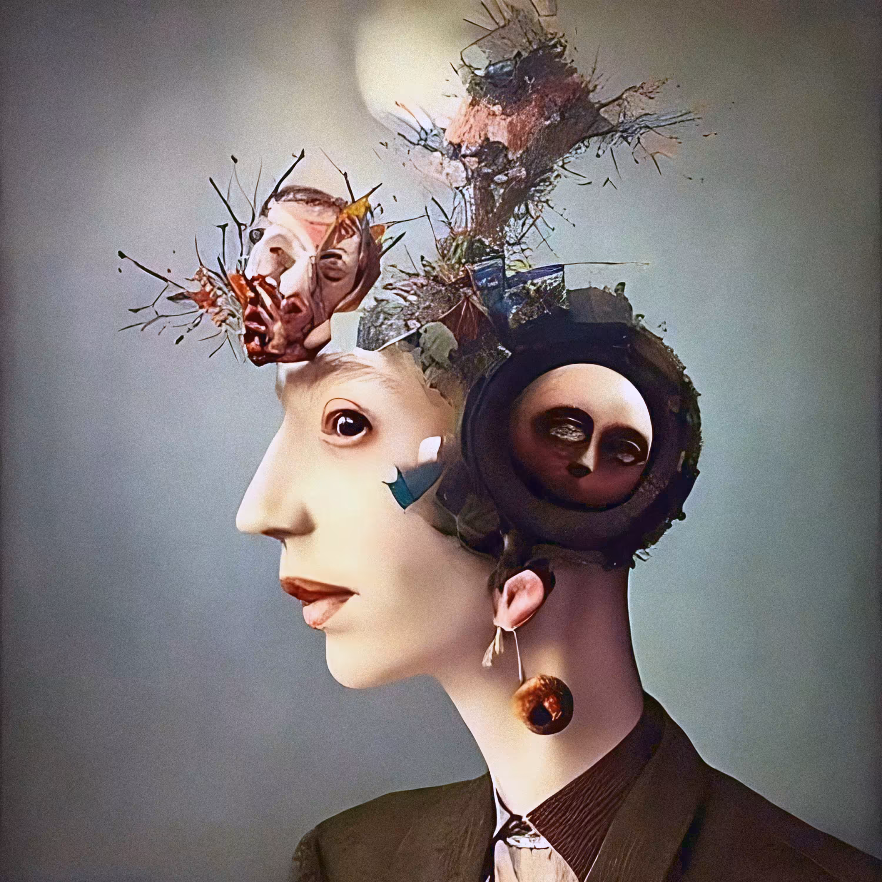 Surreal portrait of a woman