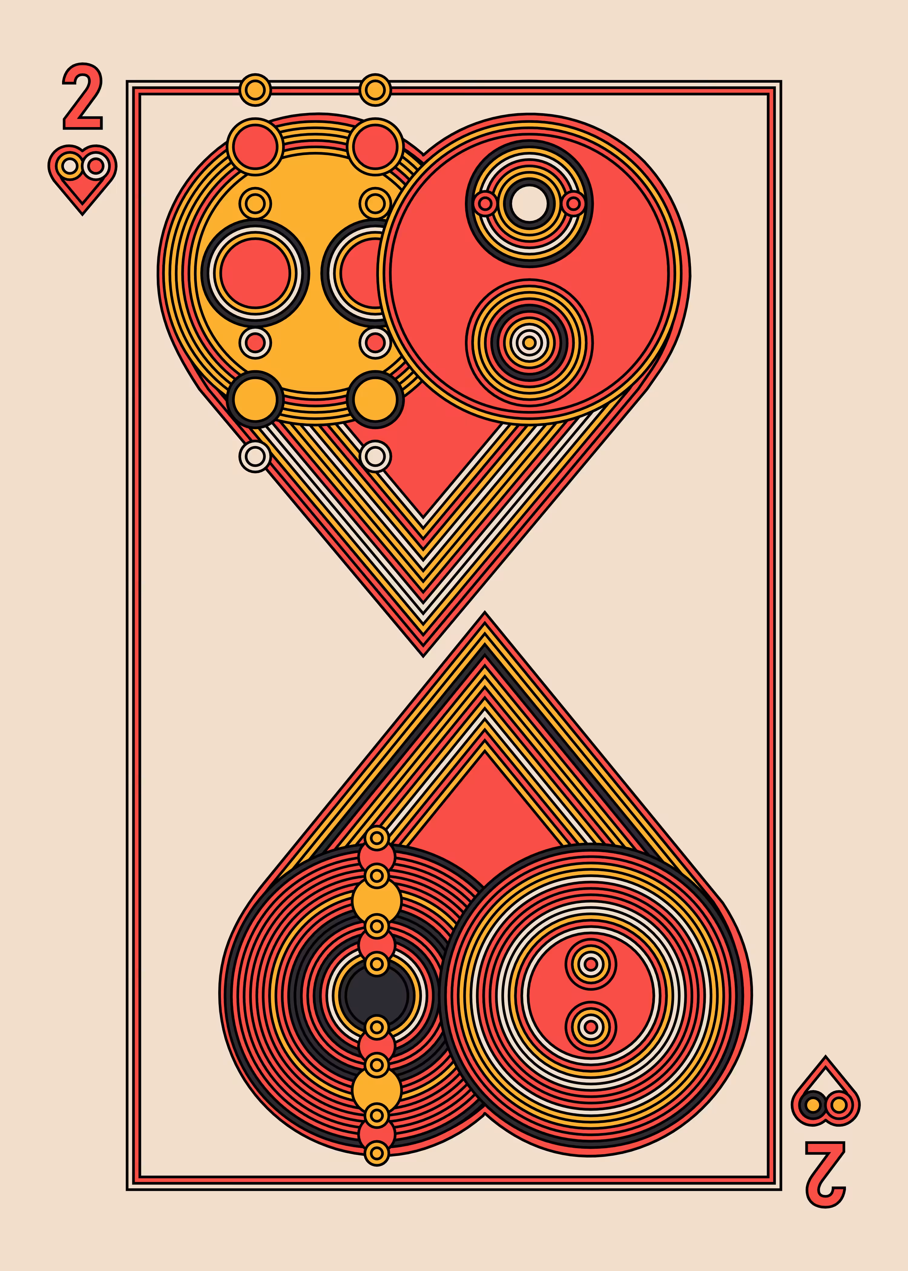 Two of Hearts Light