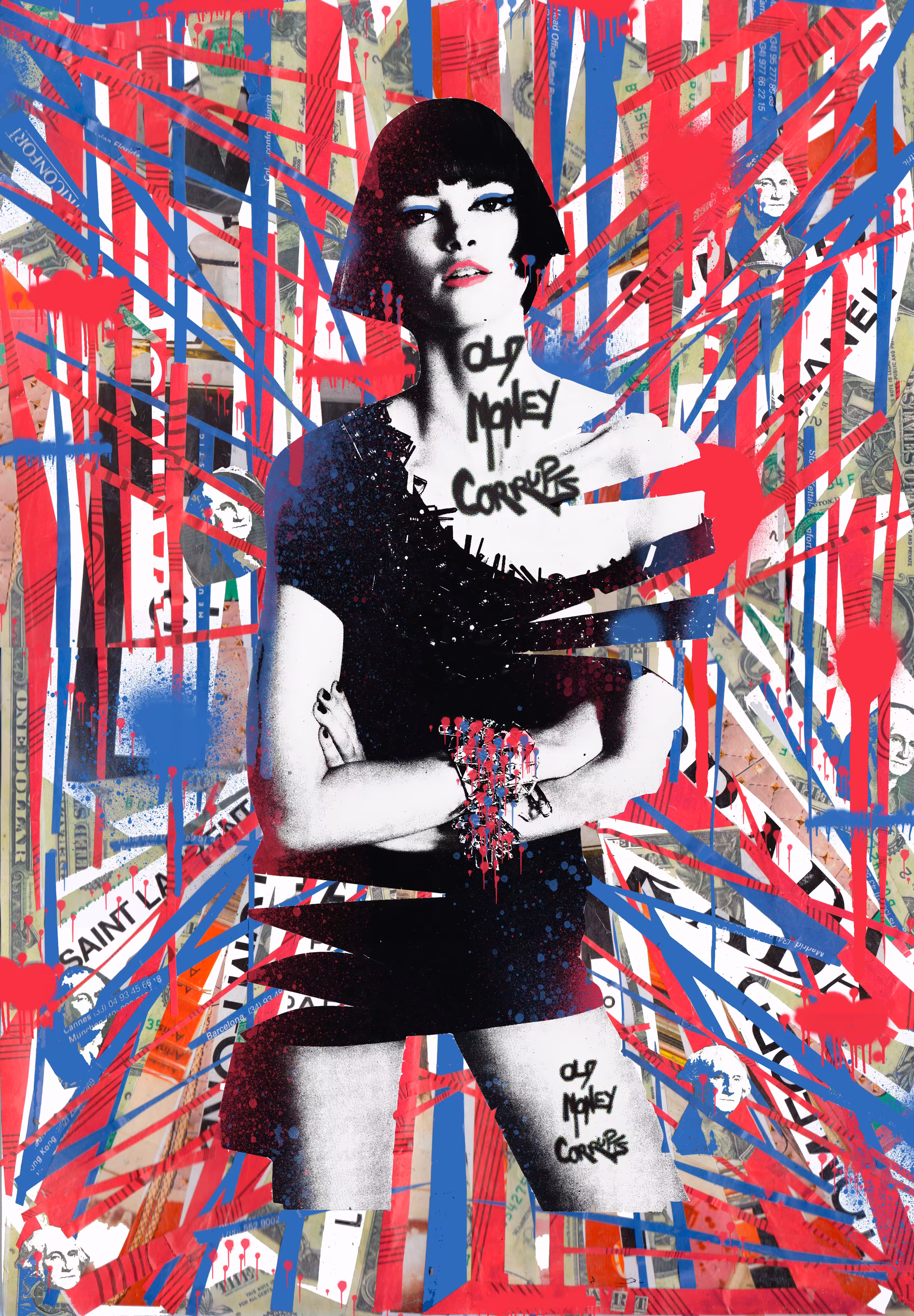 OLD MONEY CORRUPTS (RED, WHITE & BLUE)