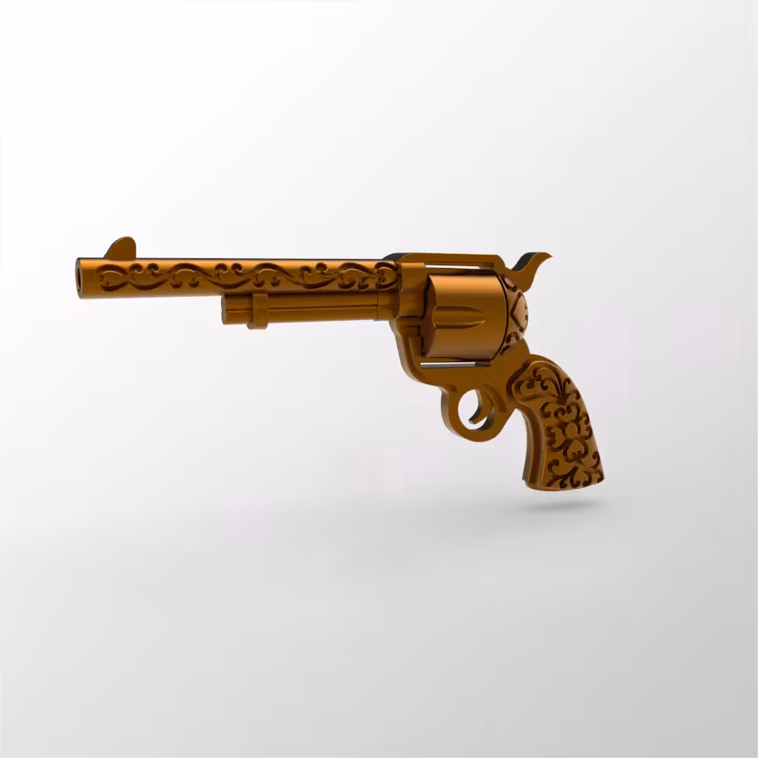 Orange metallic Gun