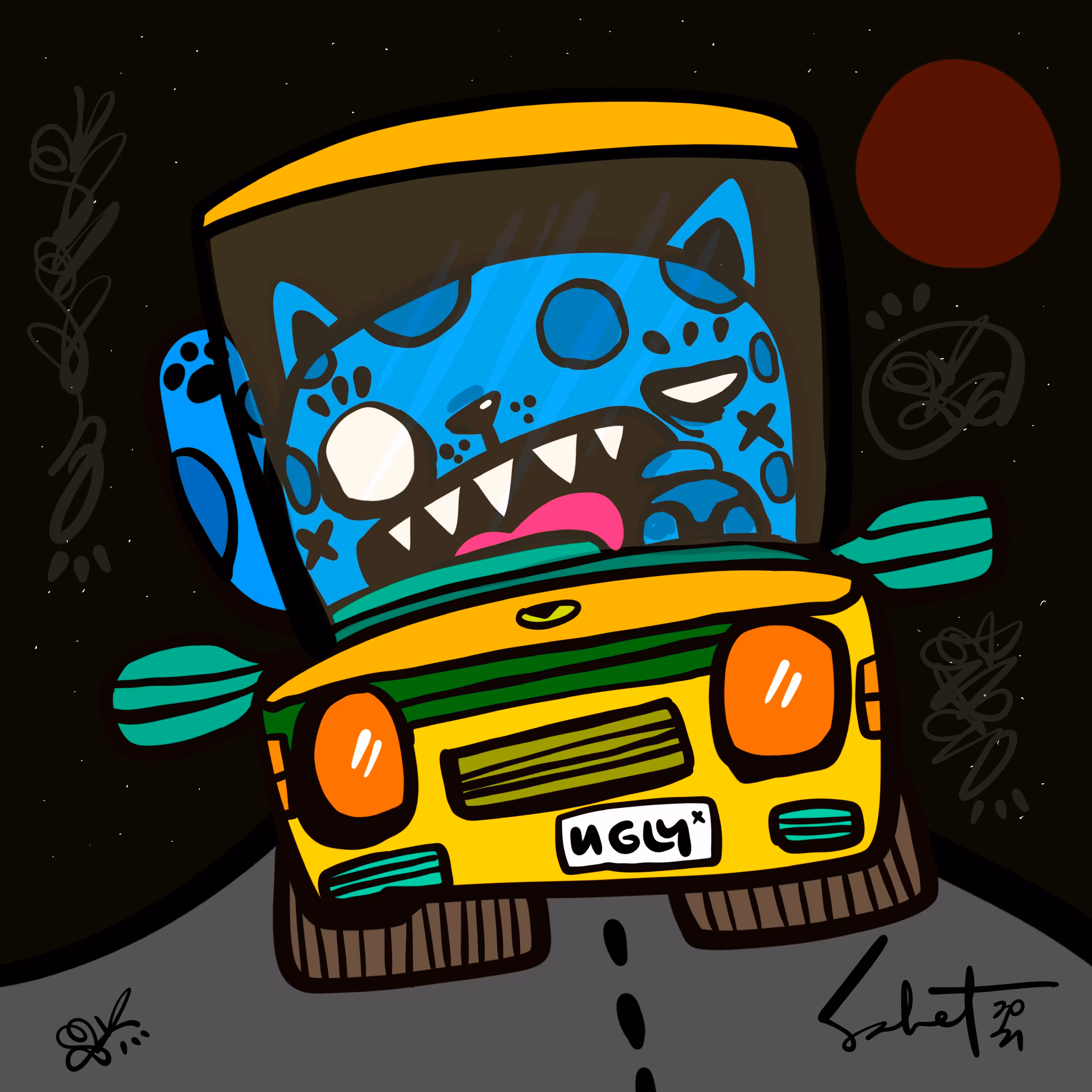 Ugly Kitties by Sabet #143