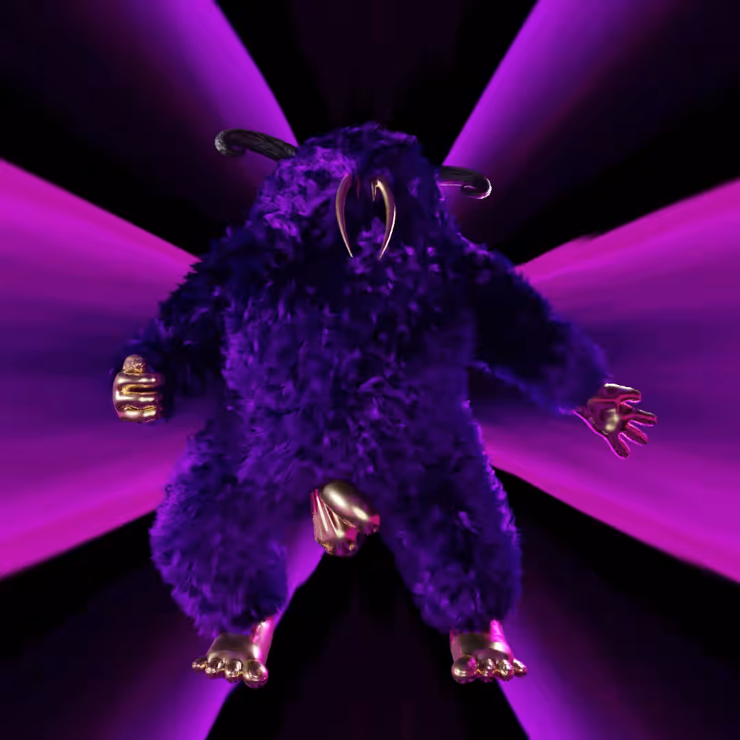 Cryptid 1 - MegaBeast in purple