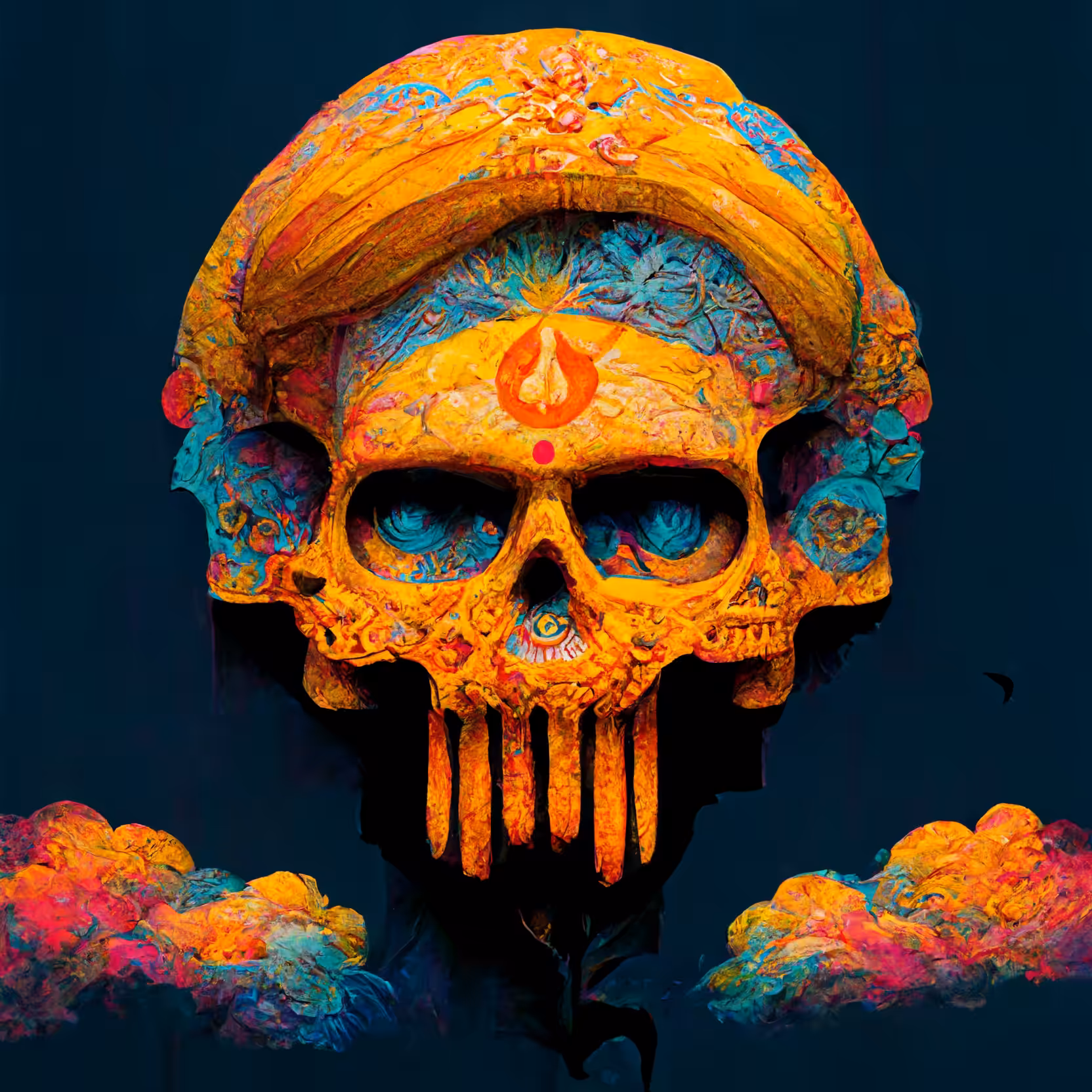 Skull #15 India - Celebrate 75 years of independence