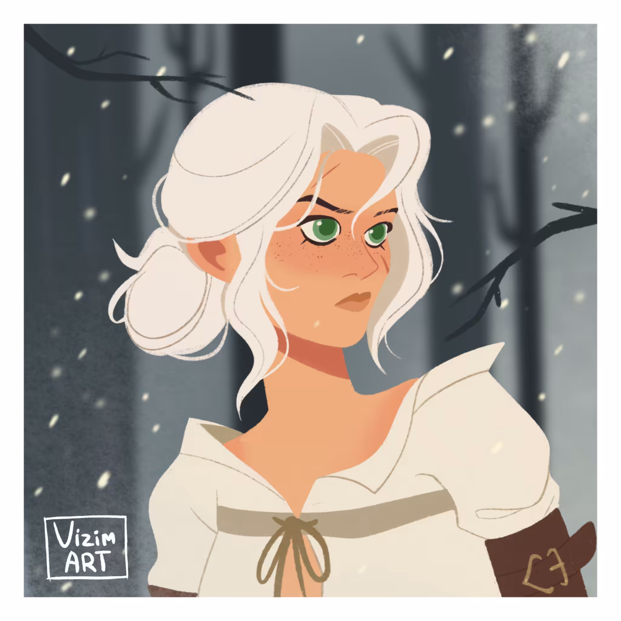 Strong and amazing Cirilla ❄️