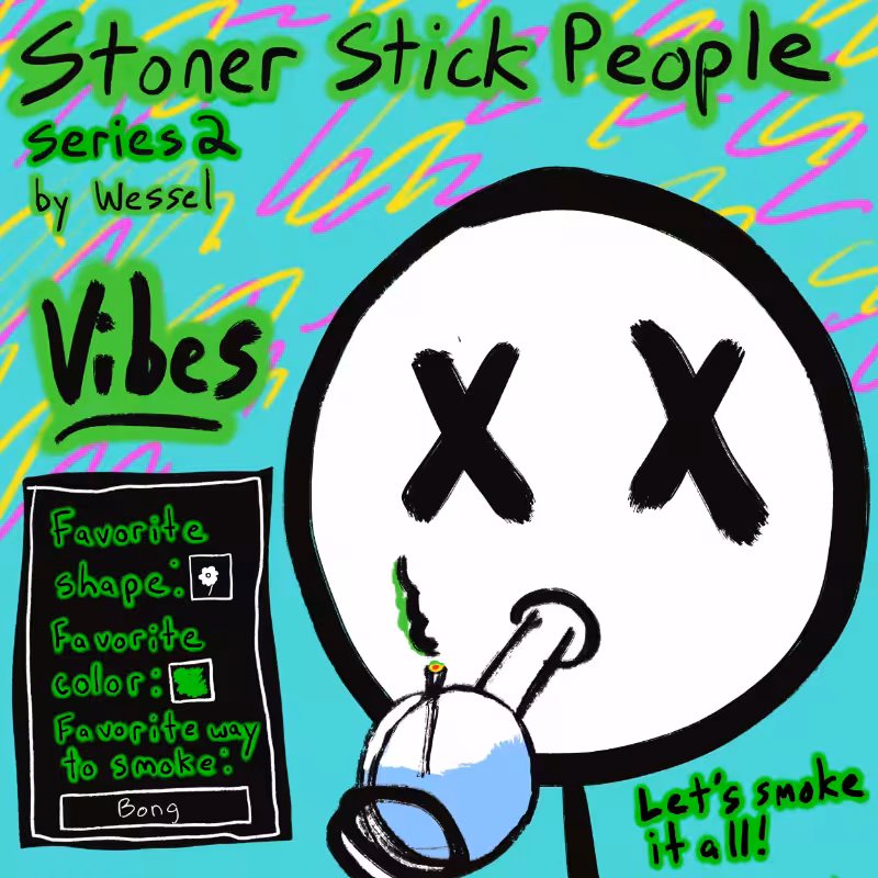 Stoner Stick People Series 2 #37