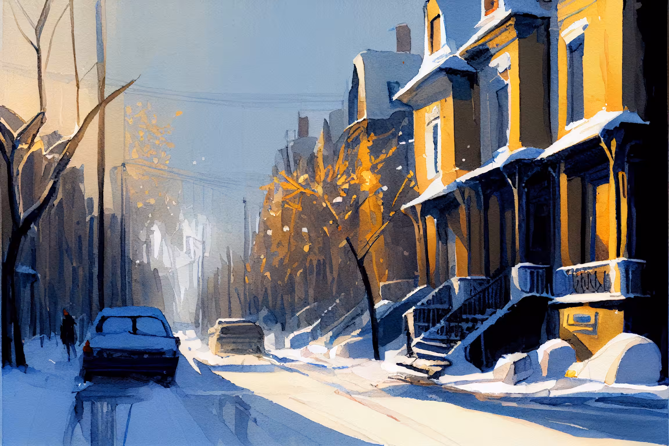 Yellow Houses