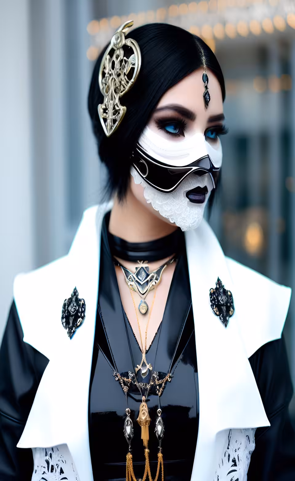 Fashion art gallery: Black and White style #74