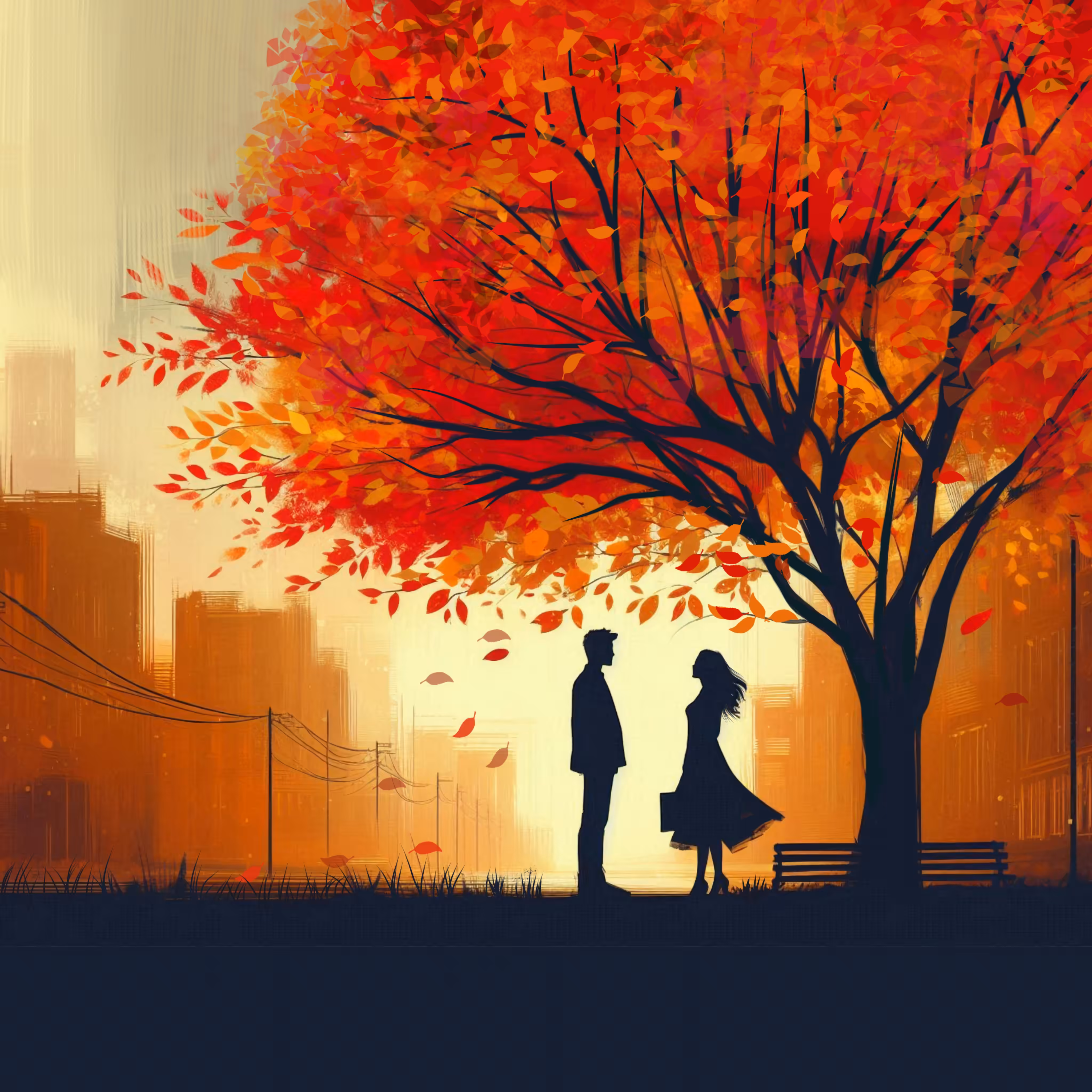 Digital Painting: Sweet Autumn