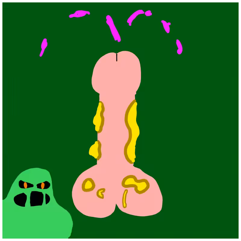 Decayed Dickgenerative Art #14