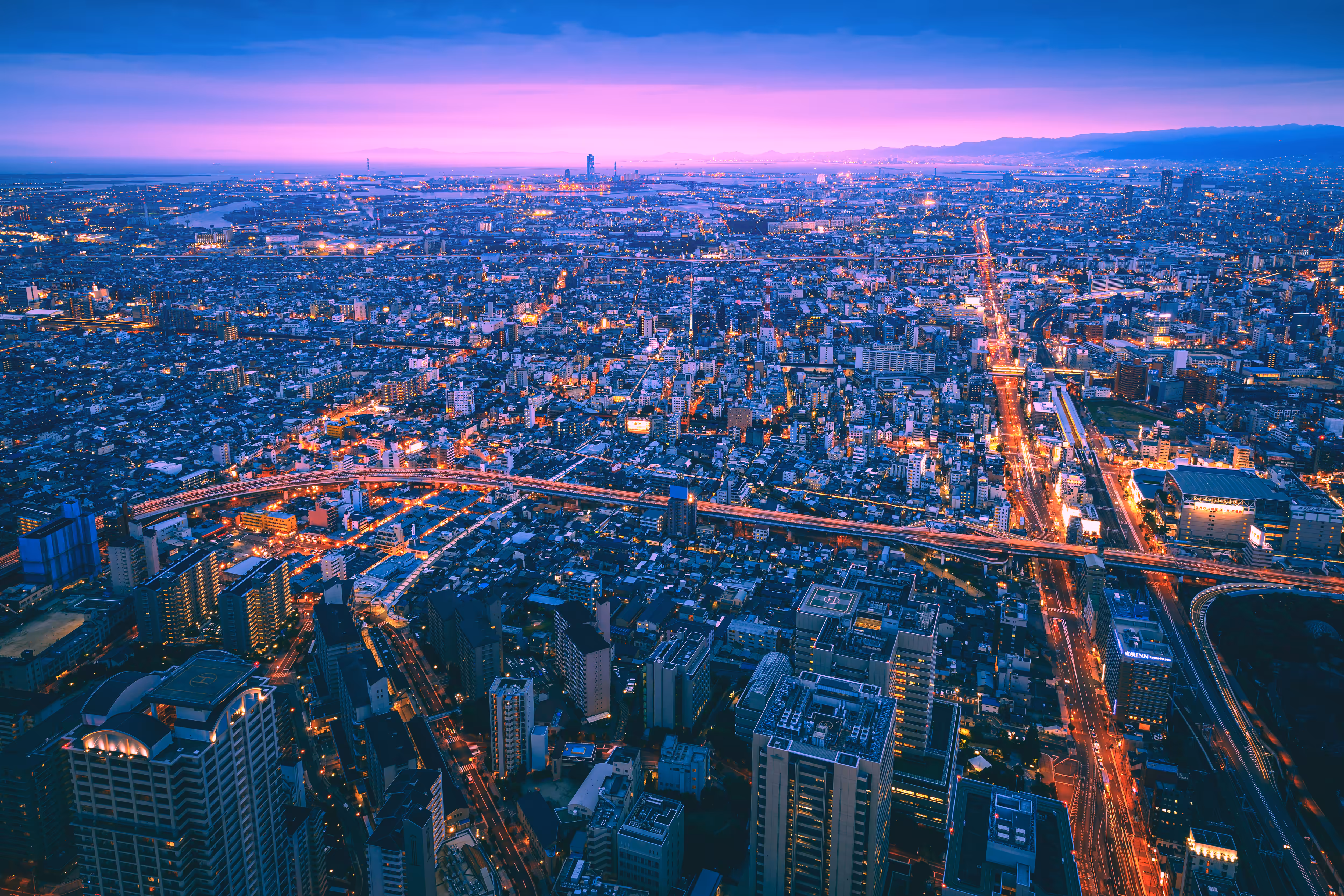 Osaka from above 2