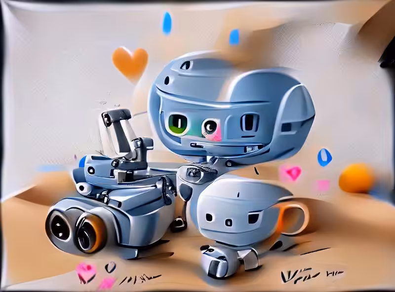 Abraham's First Works: Cute robots