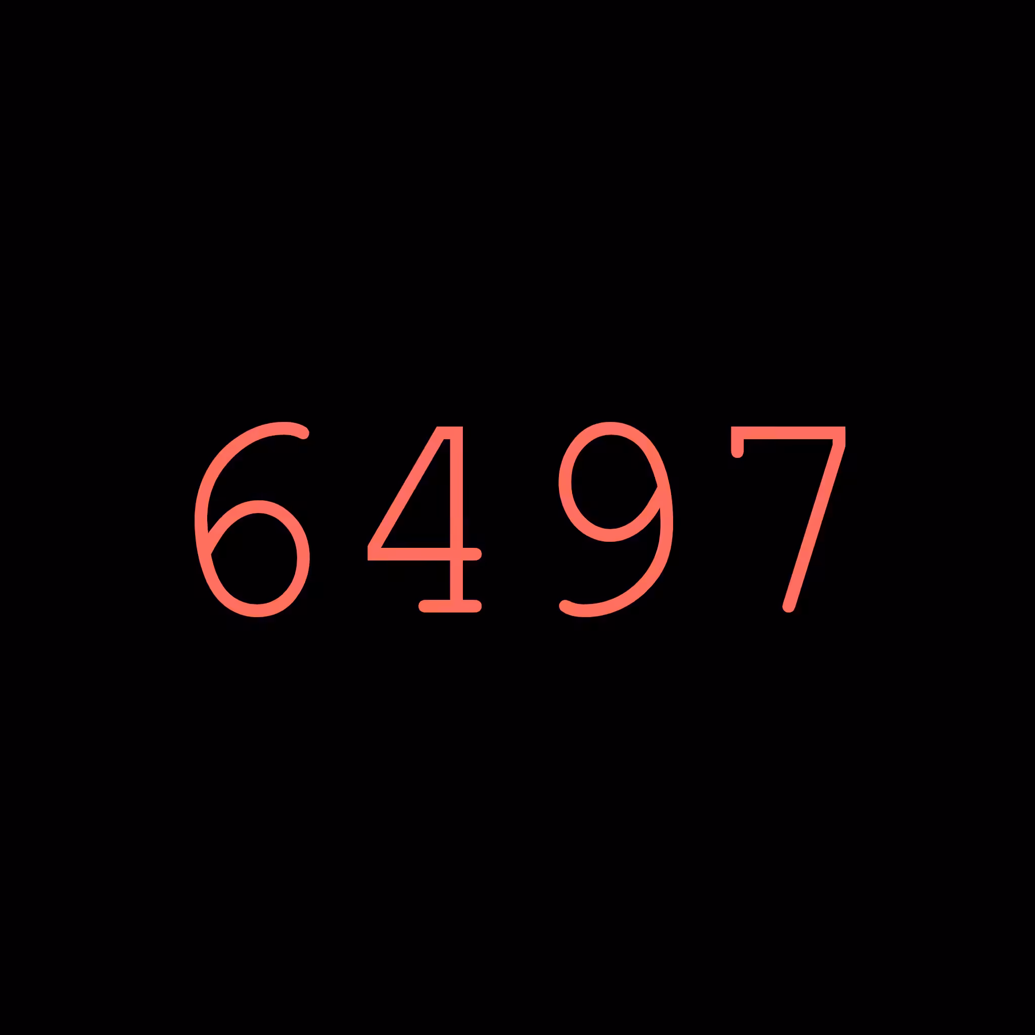 6497
