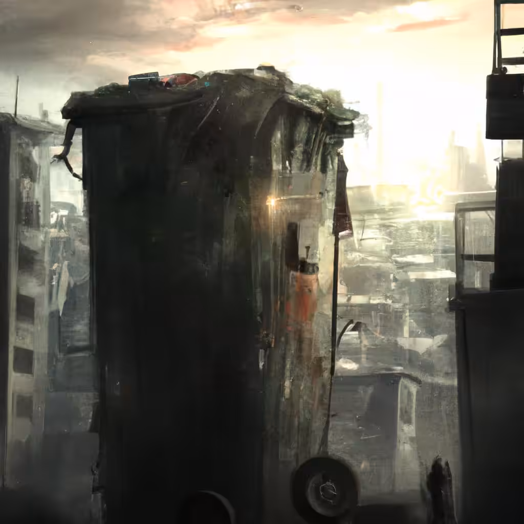 Giant Trash Bin
