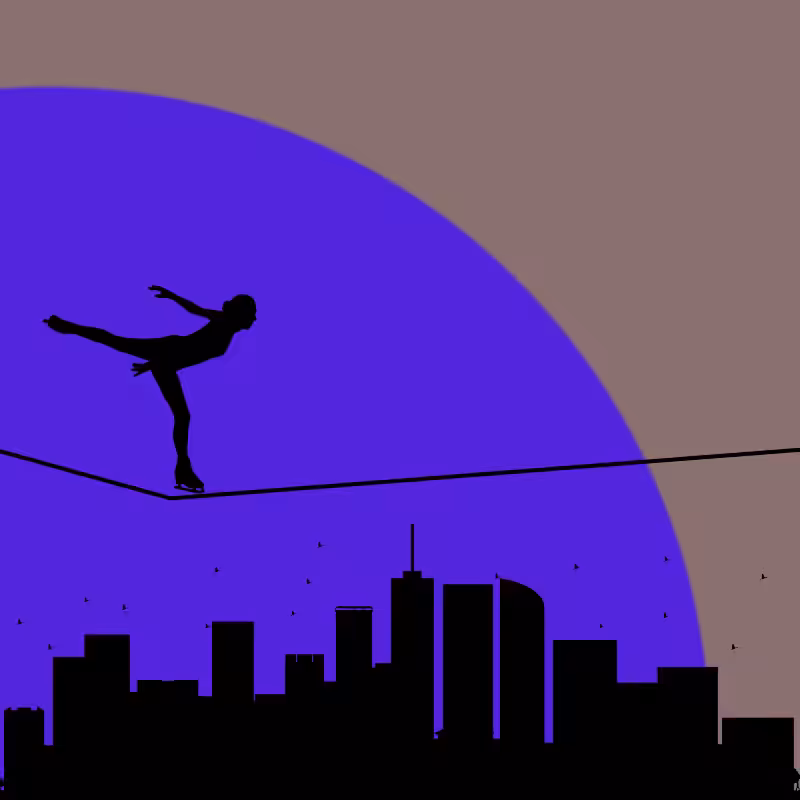 Dancing over the city #16