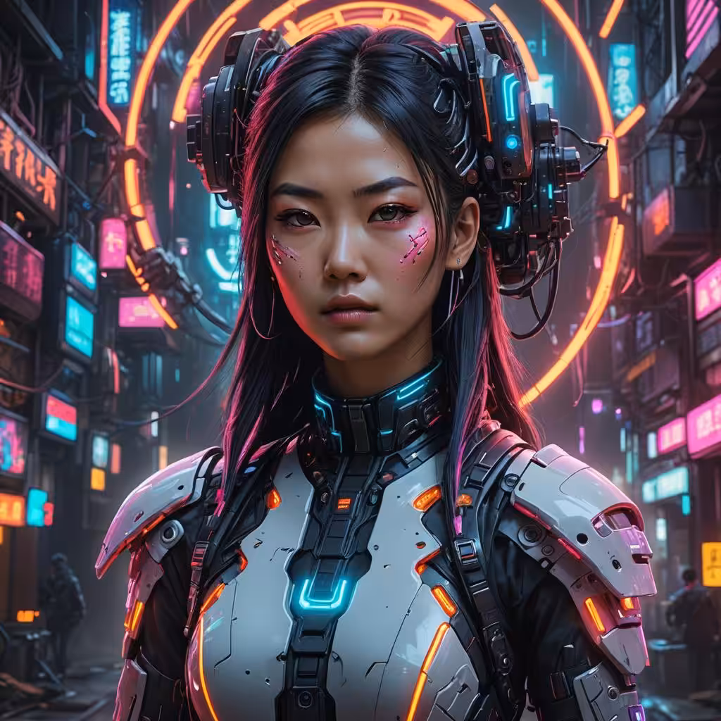 Cyberpunk Girl #034